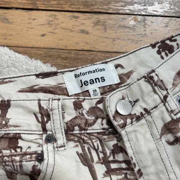 Reformation Jeans Sonora High Rise Straight Leg - Picture 2 of 5